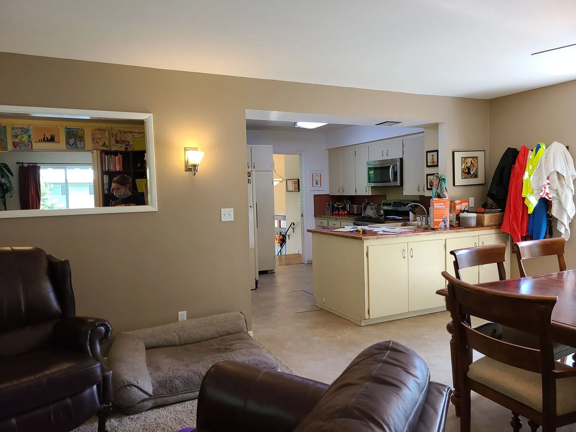 Cozy home interior with furniture