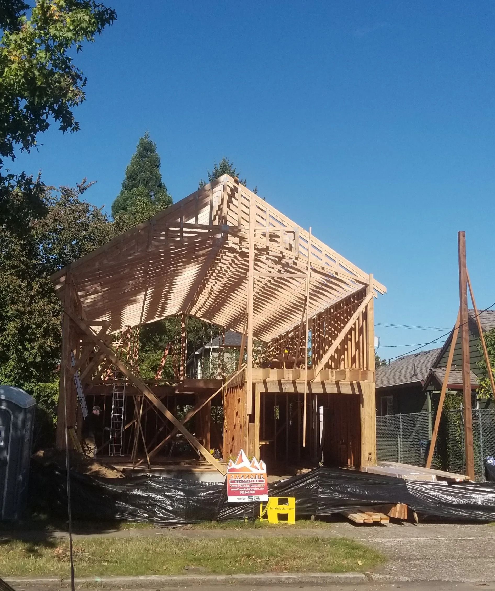 New home building in progress